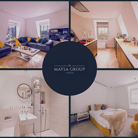 Elegant 3-Bedroom Penthouse In Marble Arch 70 London Kültér fotó