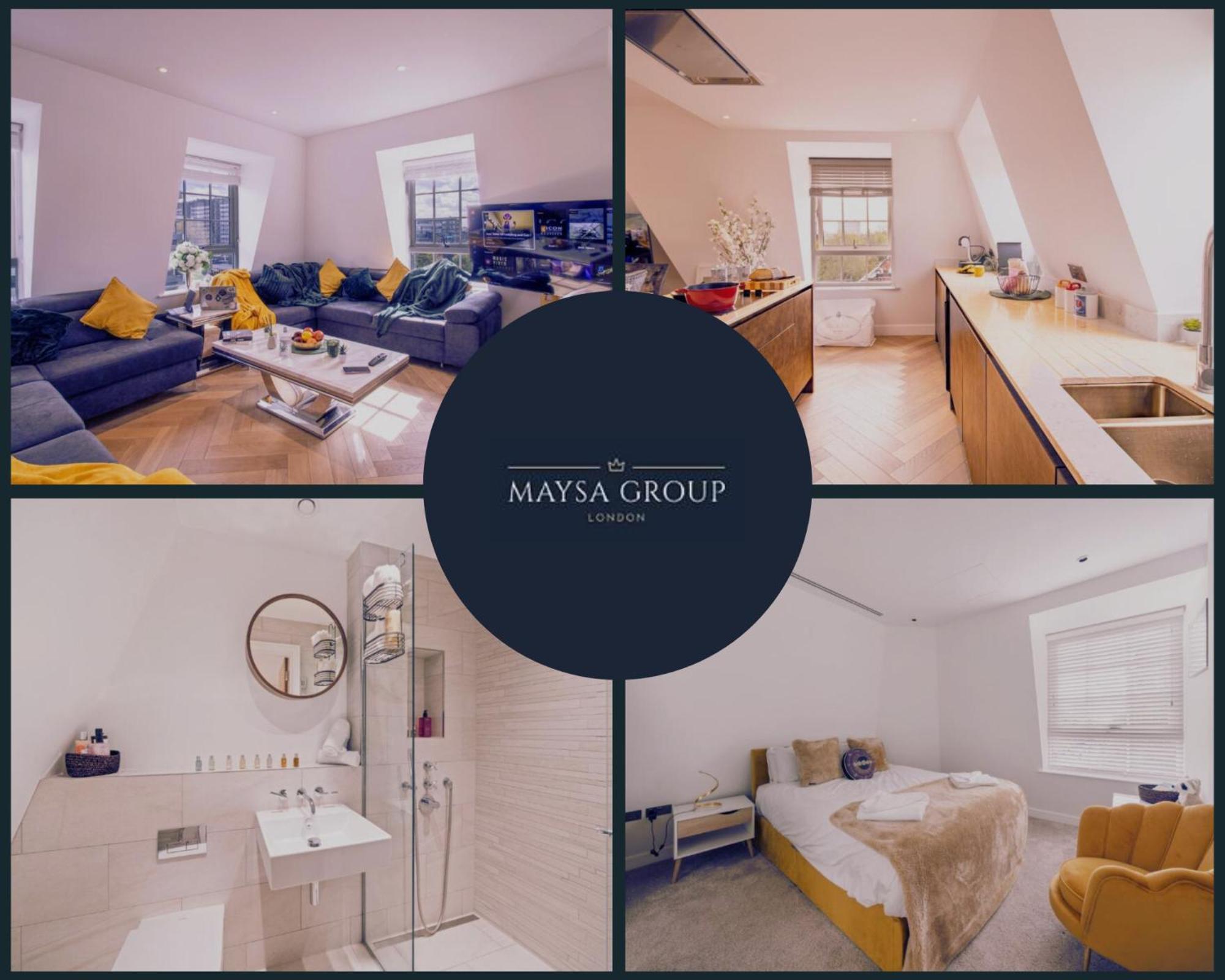 Elegant 3-Bedroom Penthouse In Marble Arch 70 London Kültér fotó